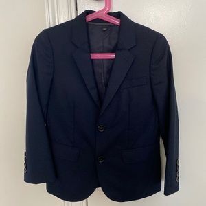 FINAL PRICE: LIKE NEW- Boys 6 Crewcuts Ludlow 100% Italian wool Navy Suit Jacket
